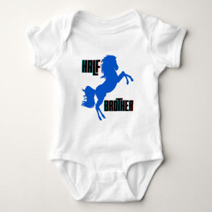 Half Brother Horse Rearing Baby Bodysuit