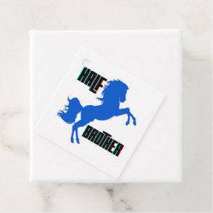 Half Brother Horse Rearing Favour Tags