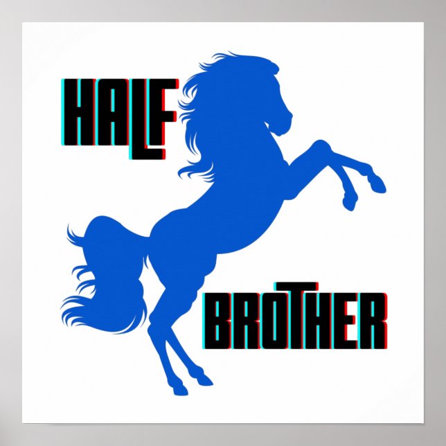 Half Brother Horse Rearing Poster (Front)