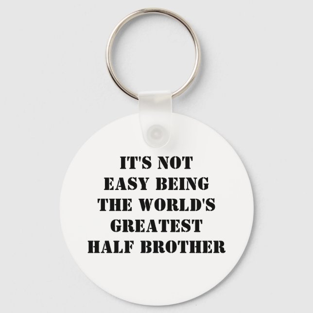 Half Brother Key Ring (Front)