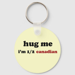 Half Canadian Key Ring