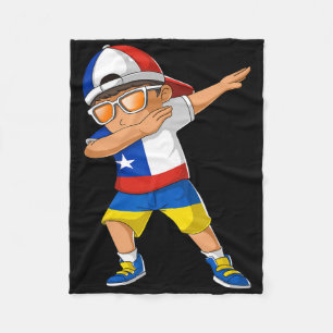 Half Chilean Half Ukrainian Boy Kid Chile Ukraine Fleece Blanket