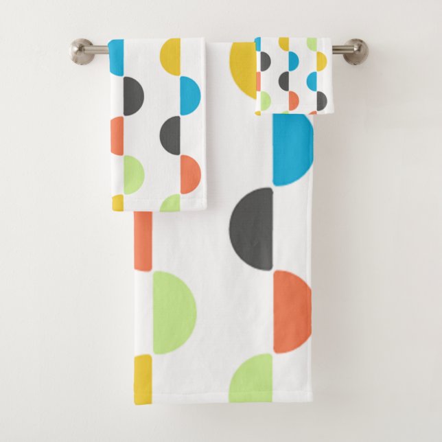 Half Circles Bath Towel Set (Insitu)