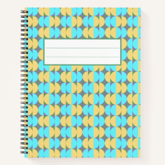 Half Circles Notebook