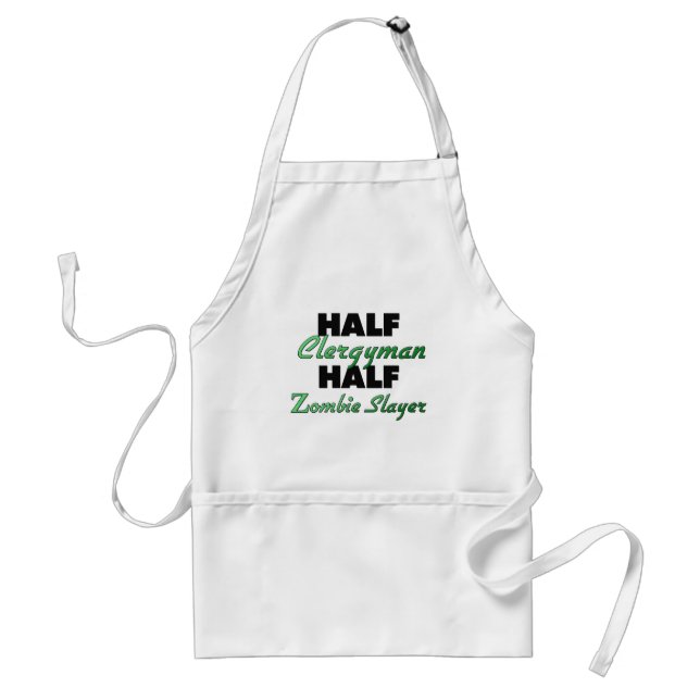Half Clergyman Half Zombie Slayer Standard Apron (Front)