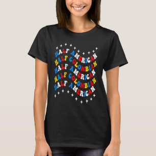 Half Columbia and Half American Half American Half T-Shirt