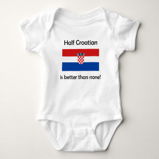 Half Croatian Baby Bodysuit