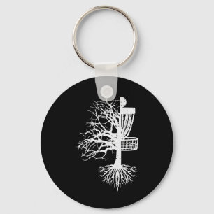 Half Disc Golf Sket Tree Funny Frisbee Frolf Men W Key Ring