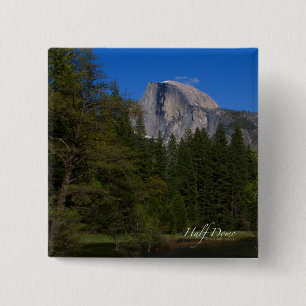 Half Dome 15 Cm Square Badge