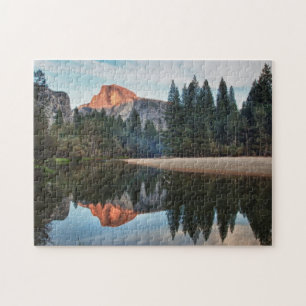 Half Dome and Merced Jigsaw Puzzle
