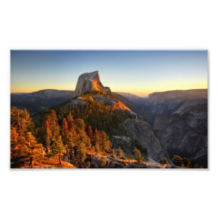 Half Dome at Sunset Detail - Yosemite Photo Print