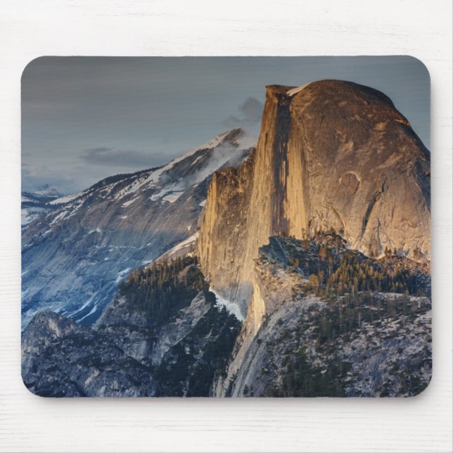 Half Dome at Sunset Mouse Pad (Front)
