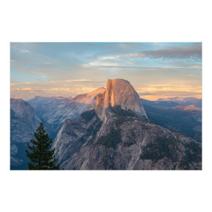 Half Dome at Sunset Photograph
