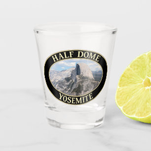 Half Dome at Yosemite National Park in California Shot Glass