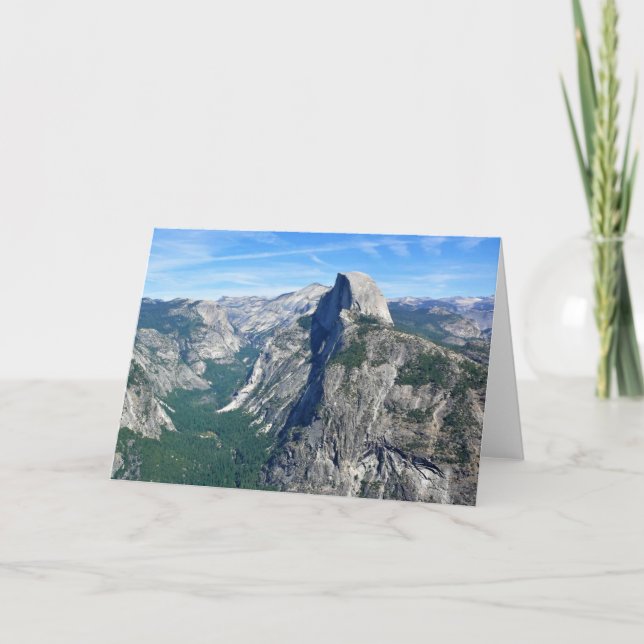 Half Dome from Glacier Point, Yosemite, CA Card (Front)