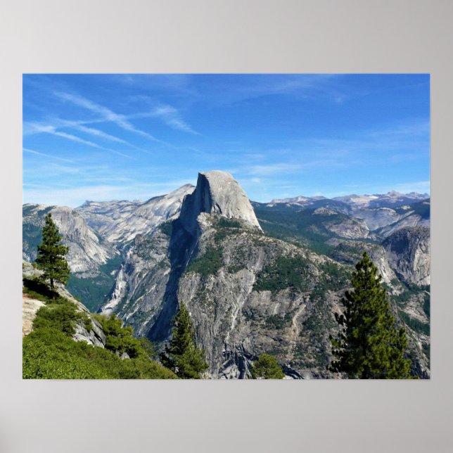 Half Dome from Glacier Point, Yosemite, CA Poster (Front)