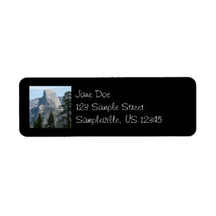 Half Dome from Panorama Trail I Return Address Label