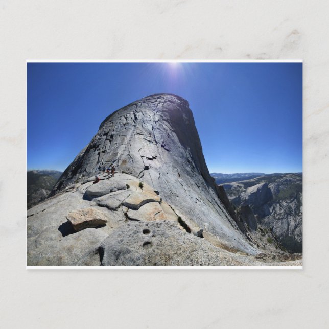 Half Dome from the Base of the Cables - Yosemite Postcard (Front)