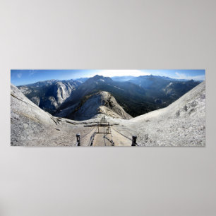 Half Dome From the Cables - Yosemite Poster