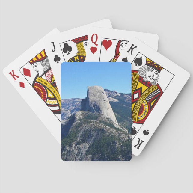 Half Dome from Washburn Point, Yosemite, CA Playing Cards (Back)
