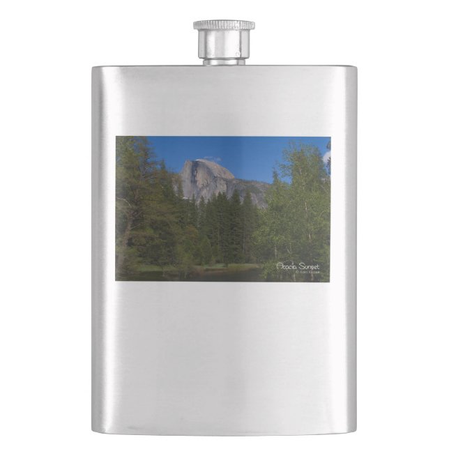 Half Dome Hip Flask (Front)