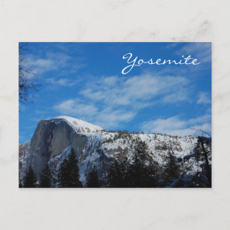 Half Dome in Winter Postcard