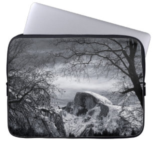 Half Dome in Winter Yosemite Valley Laptop Sleeve