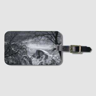 Half Dome in Winter Yosemite Valley Luggage Tag