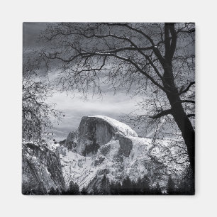 Half Dome in Winter Yosemite Valley Magnet