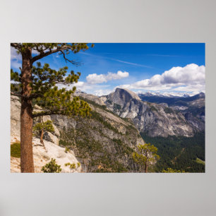 Half Dome landscape, California Poster