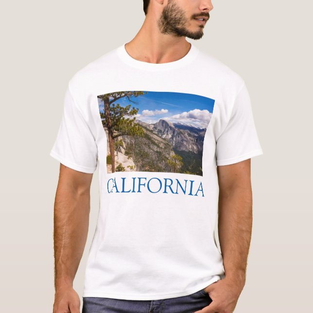 Half Dome landscape, California T-Shirt (Front)