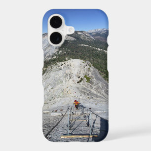 Half Dome Looking Down from the Cables - Yosemite