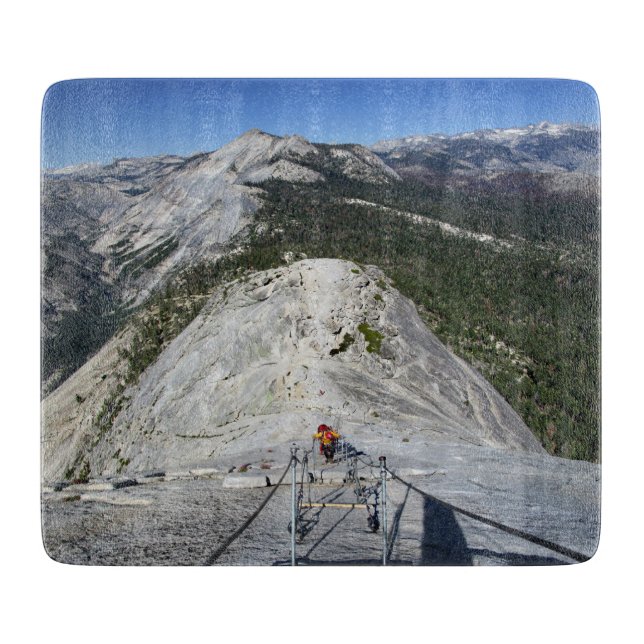 Half Dome Looking Down from the Cables - Yosemite Cutting Board (Front)
