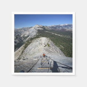 Half Dome Looking Down from the Cables - Yosemite Napkin