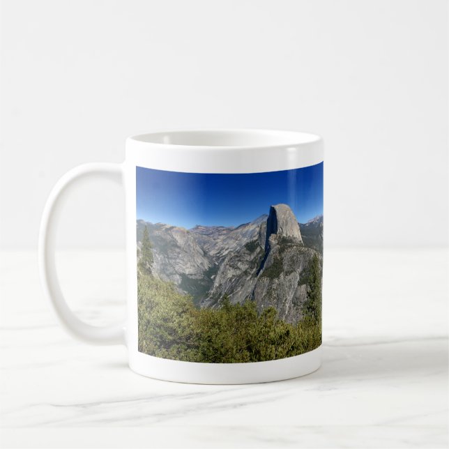 Half Dome Nevada Falls Vernal Falls (II) Coffee Mug (Left)
