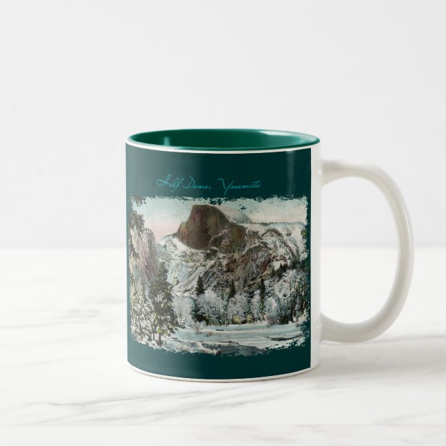 Half Dome Painted Coffee Mug (Right)