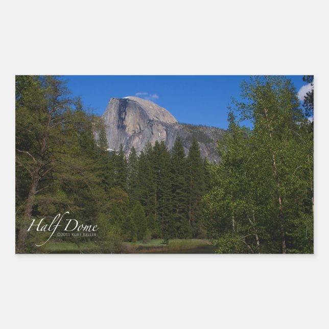 Half Dome Rectangular Sticker (Front)