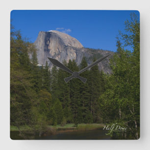 Half Dome Square Wall Clock