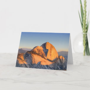 Half Dome Sunset from Mt Watkins - Yosemite Card
