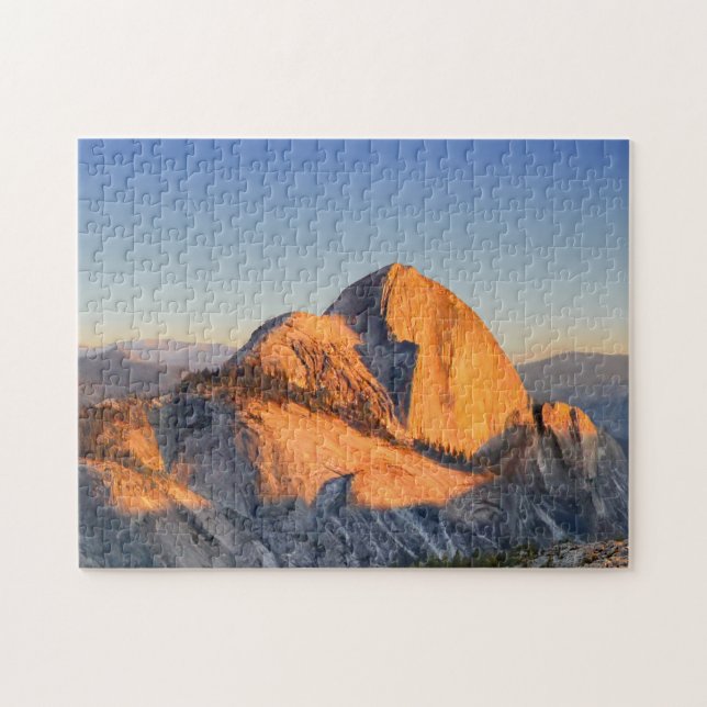 Half Dome Sunset from Mt Watkins - Yosemite Jigsaw Puzzle (Horizontal)
