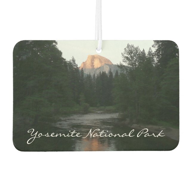Half Dome Sunset in Yosemite National Park Car Air Freshener (Front)
