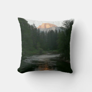 Half Dome Sunset in Yosemite National Park Cushion