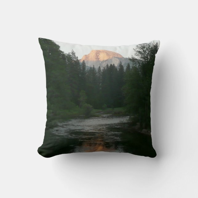 Half Dome Sunset in Yosemite National Park Cushion (Front)