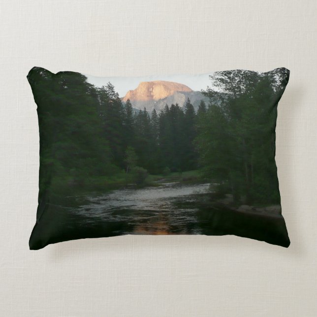 Half Dome Sunset in Yosemite National Park Decorative Cushion (Front)