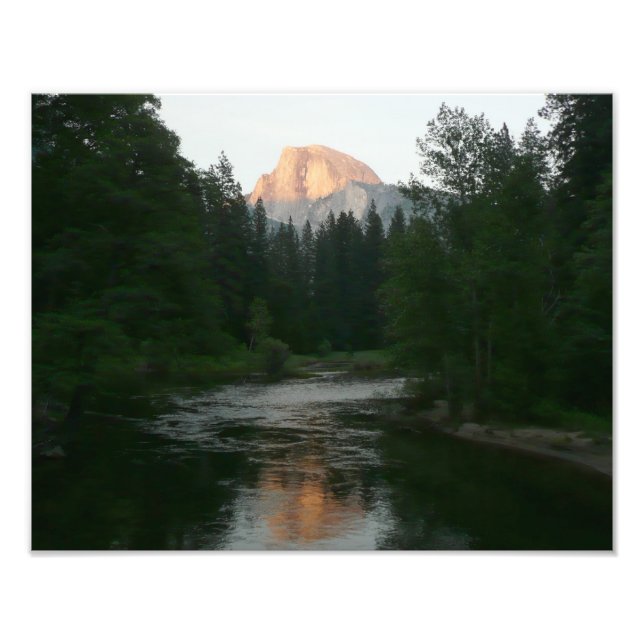 Half Dome Sunset in Yosemite National Park Photo Print (Front)