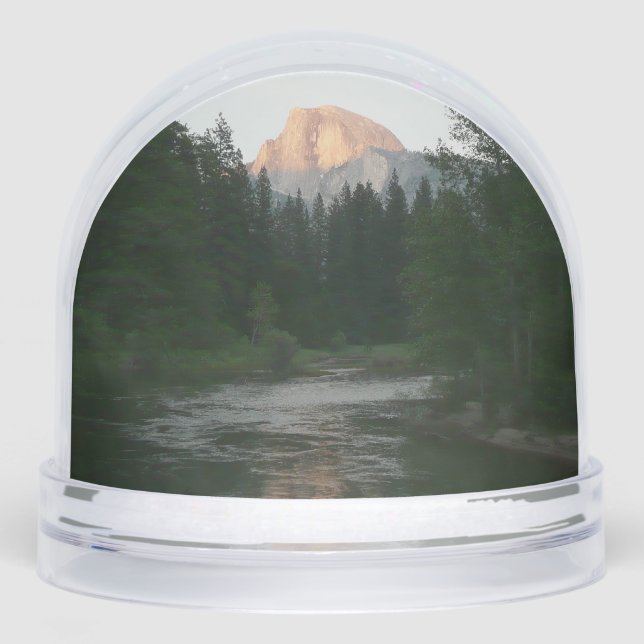 Half Dome Sunset in Yosemite National Park Snowglobe (Front)