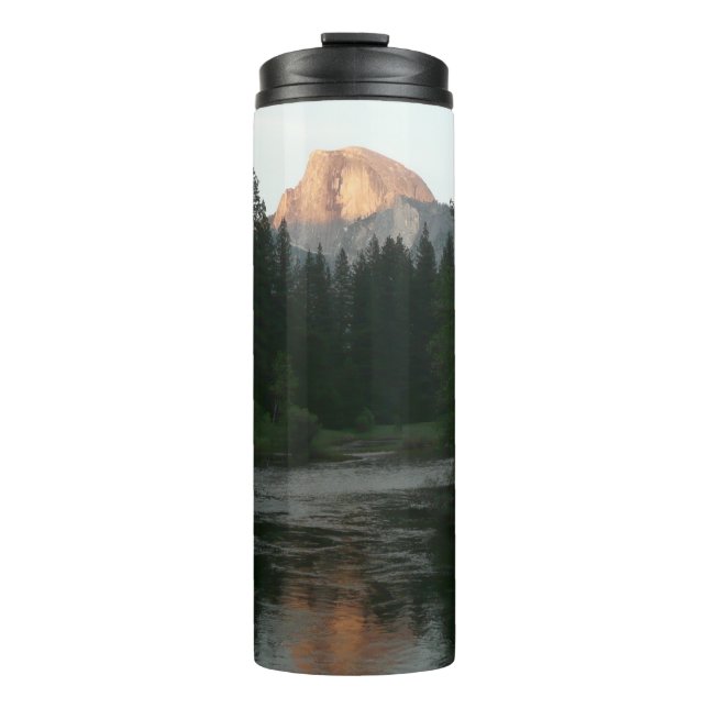 Half Dome Sunset in Yosemite National Park Thermal Tumbler (Front)