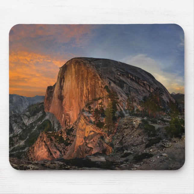 Half Dome Sunset - Yosemite Mouse Pad (Front)