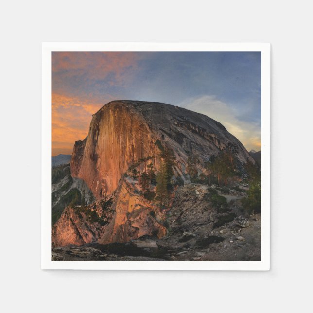Half Dome Sunset - Yosemite Napkin (Front)