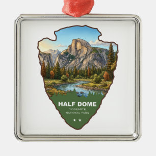 Half Dome Yosemite National Park Arrowhead Metal Ornament